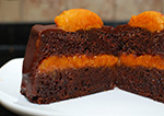 Chocolate Apricot Sponge